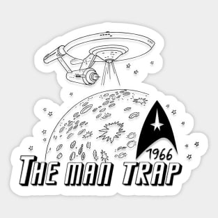 The Man Trap 1966 Sticker